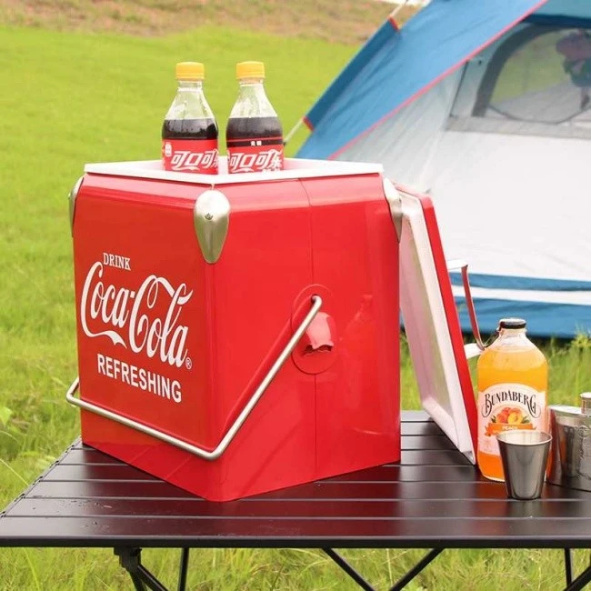 Small metal cooler